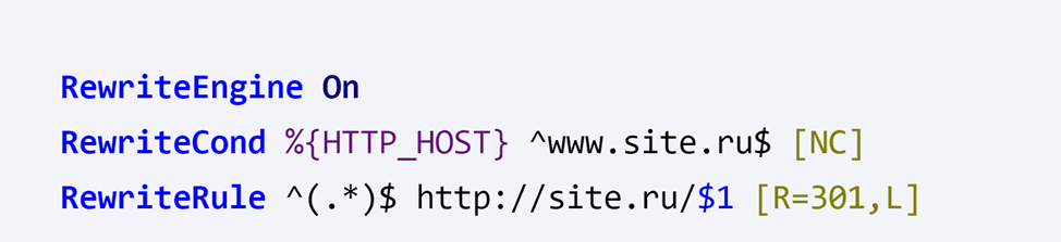 .htaccess-редирект на домен с WWW и без WWW.